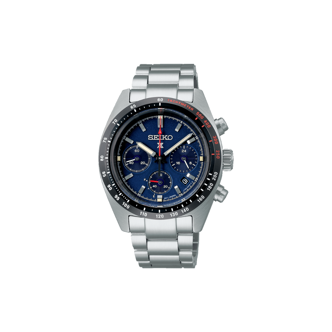 Seiko Prospex Speedtimer Solar Quartz Stainless Steel Watch SSC815P1