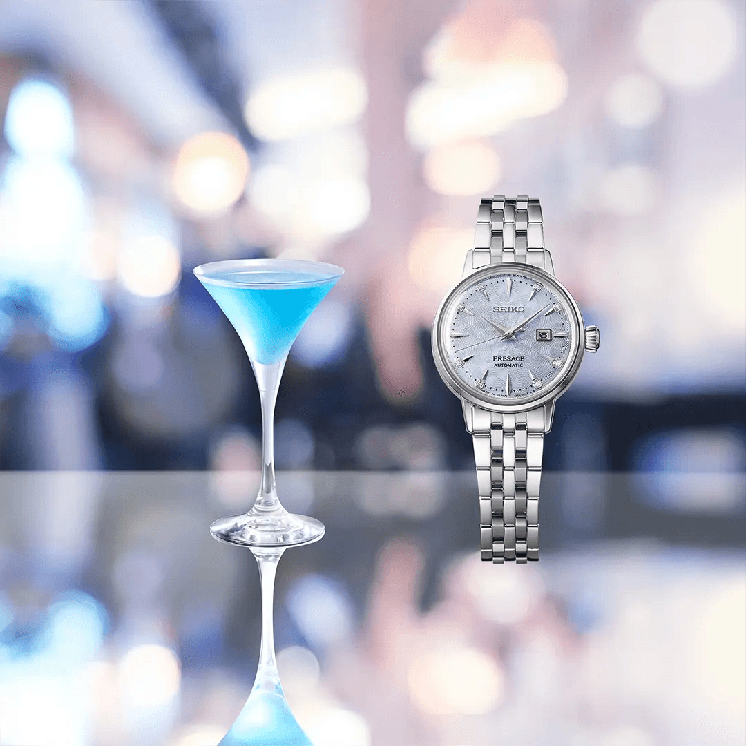 Seiko Presage Cocktail Time ‘Skydiving’ Diamond Twist Watch SRE007J1