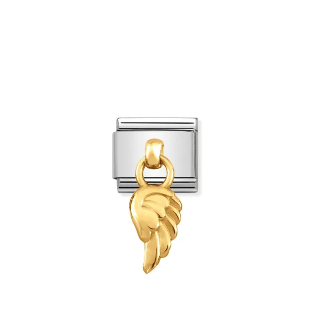 Nomination Classic 18ct Yellow Gold Wing Charm 031800/06