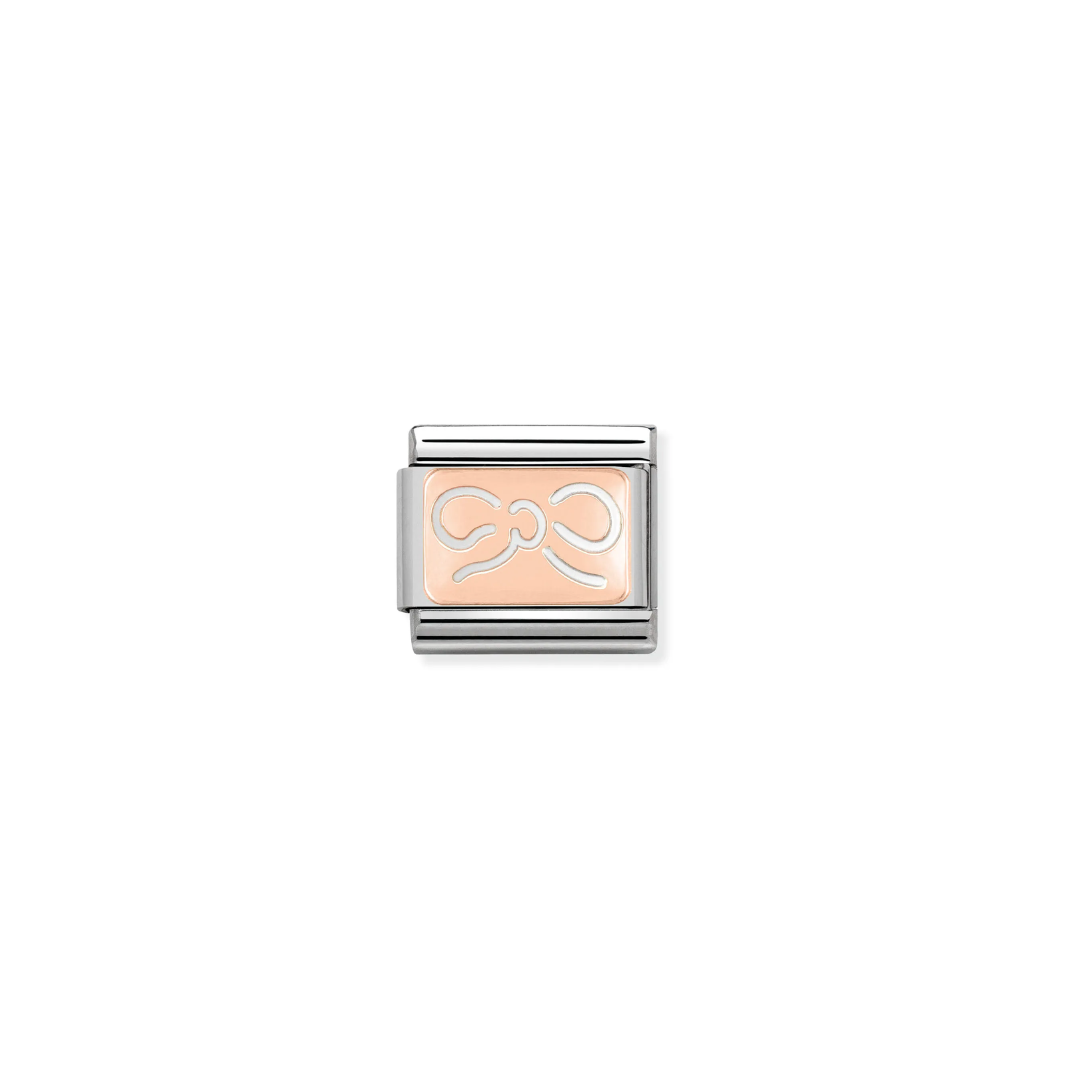 Nomination Classic Rose Bow Ribbon Charm 430101/12