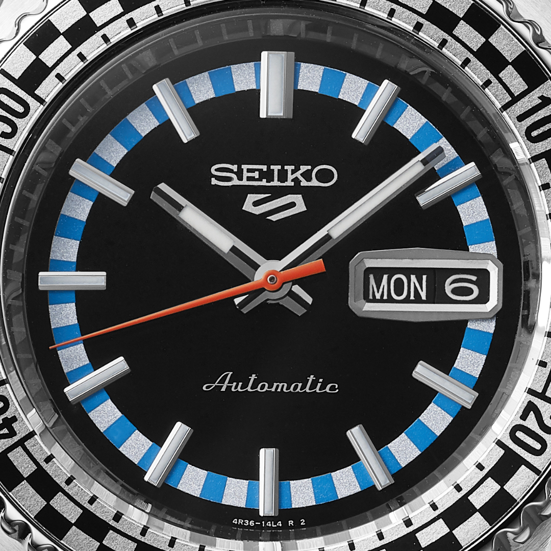 Seiko 5 Checkered Flag Black Dial Watch SRPK67K1