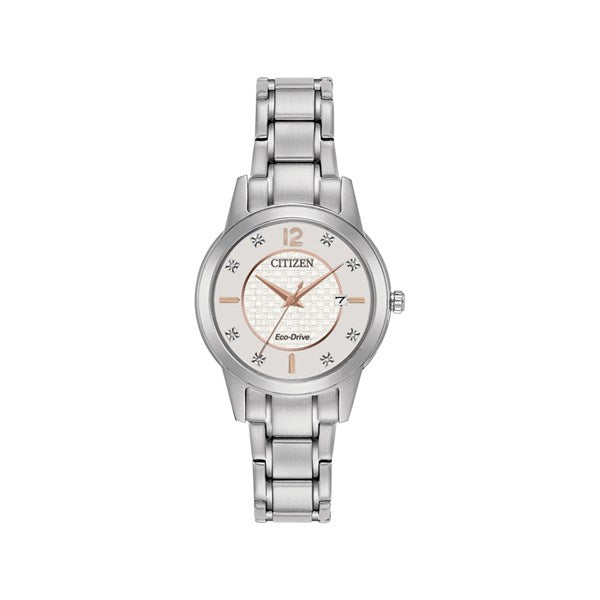 Citizen Ladies Eco-Drive Bracelet Watch FE1081-83B