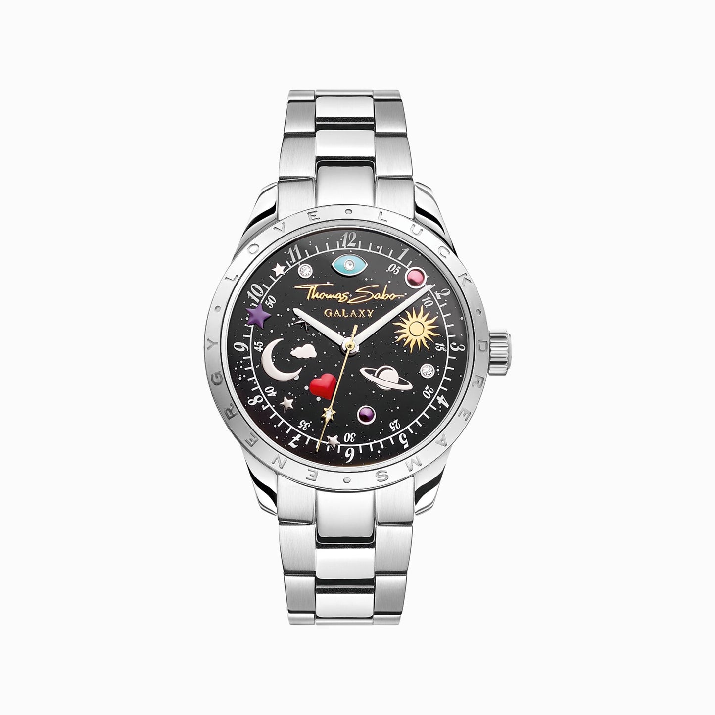 Thomas Sabo Black Cosmic Dial Watch WA0402-201-203