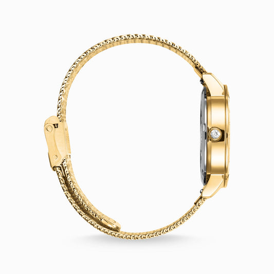 Thomas Sabo Cosmic Goldplated Mesh Bracelet Watch WA0403-264-207