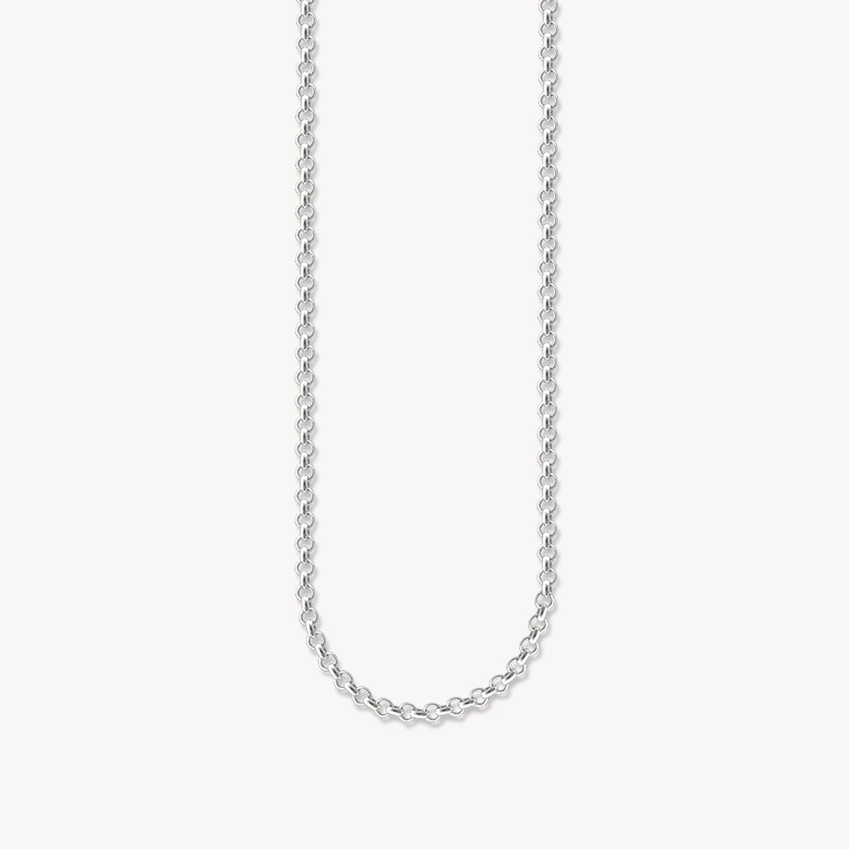 Thomas Sabo Sterling Silver Round Belcher Chain 80cm X0001-001-12