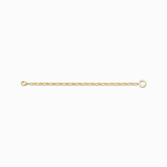 Thomas Sabo Yellow Gold Plated Charm Bracelet X0031-413-39 19.5cm