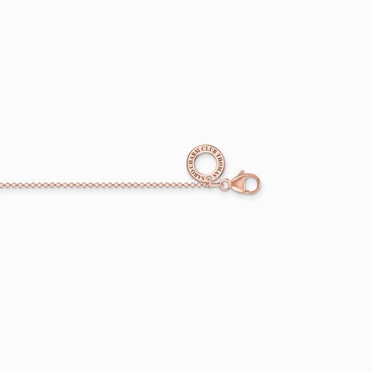 Thomas Sabo Rose Gold Plated Adjustable 18" Trace Chain
