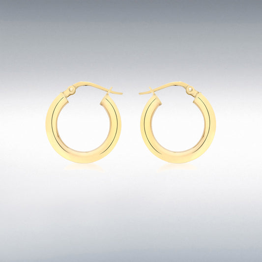 18ct Yellow Gold 18mm Polished Creole Hoop Earrings