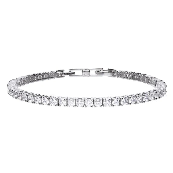 Diamonfire Cubic Zirconia Claw Set Tennis Bracelet B5091