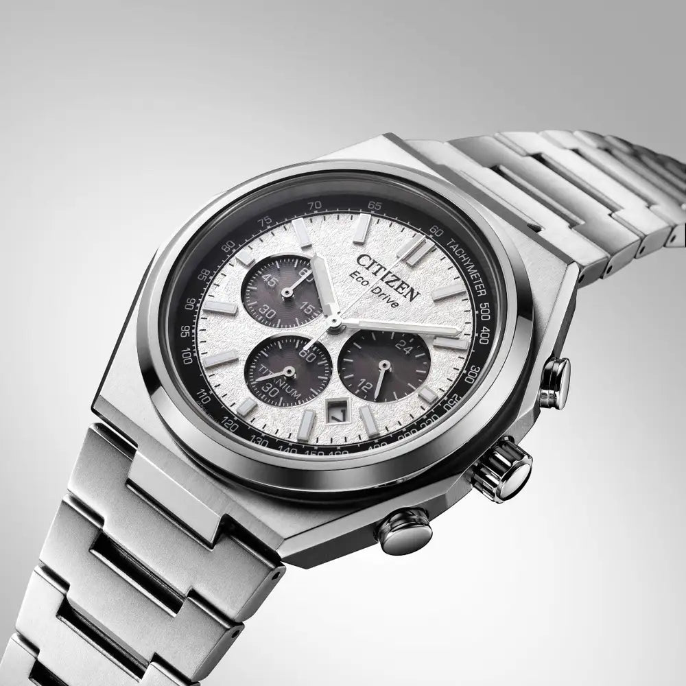 Citizen Zenshin Super Titanium™ Chronograph Bracelet Watch CA4610-85A