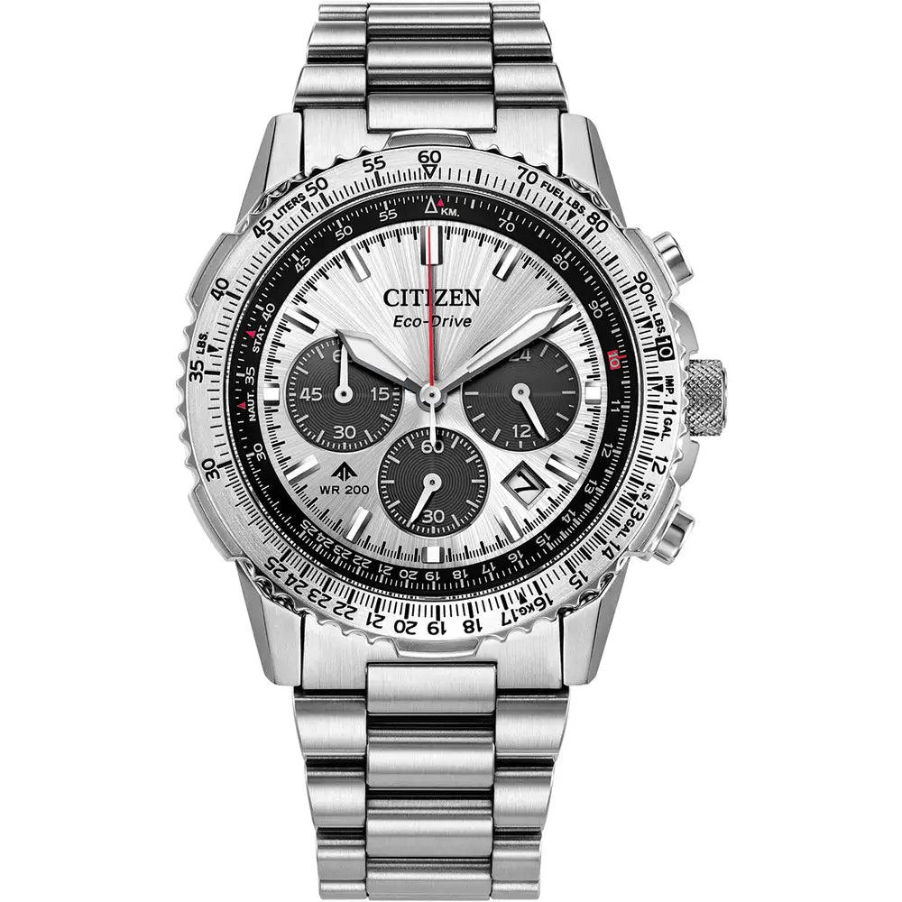 Citizen Promaster Air Navihawk Chronograph Steel Bracelet Watch CA4660-61A