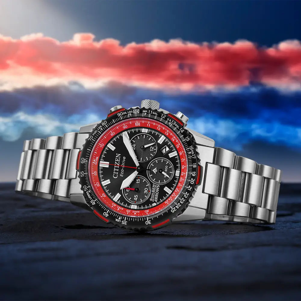 Citizen Promaster Red Arrows Steel Chronograph Bracelet CA4666-56E