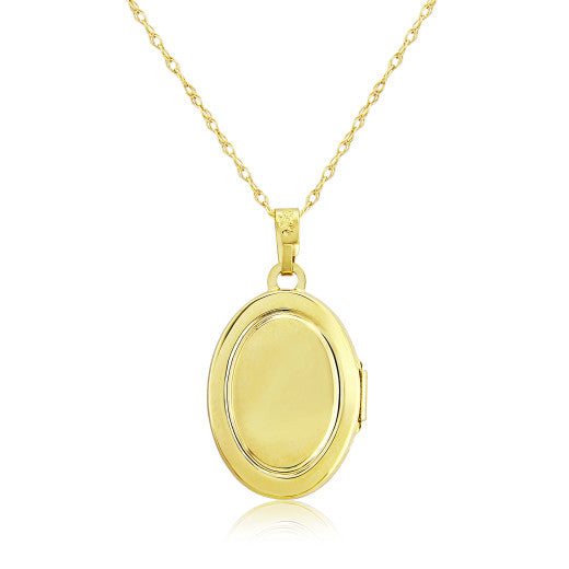 9ct Yellow Gold Mother of Pearl Locket