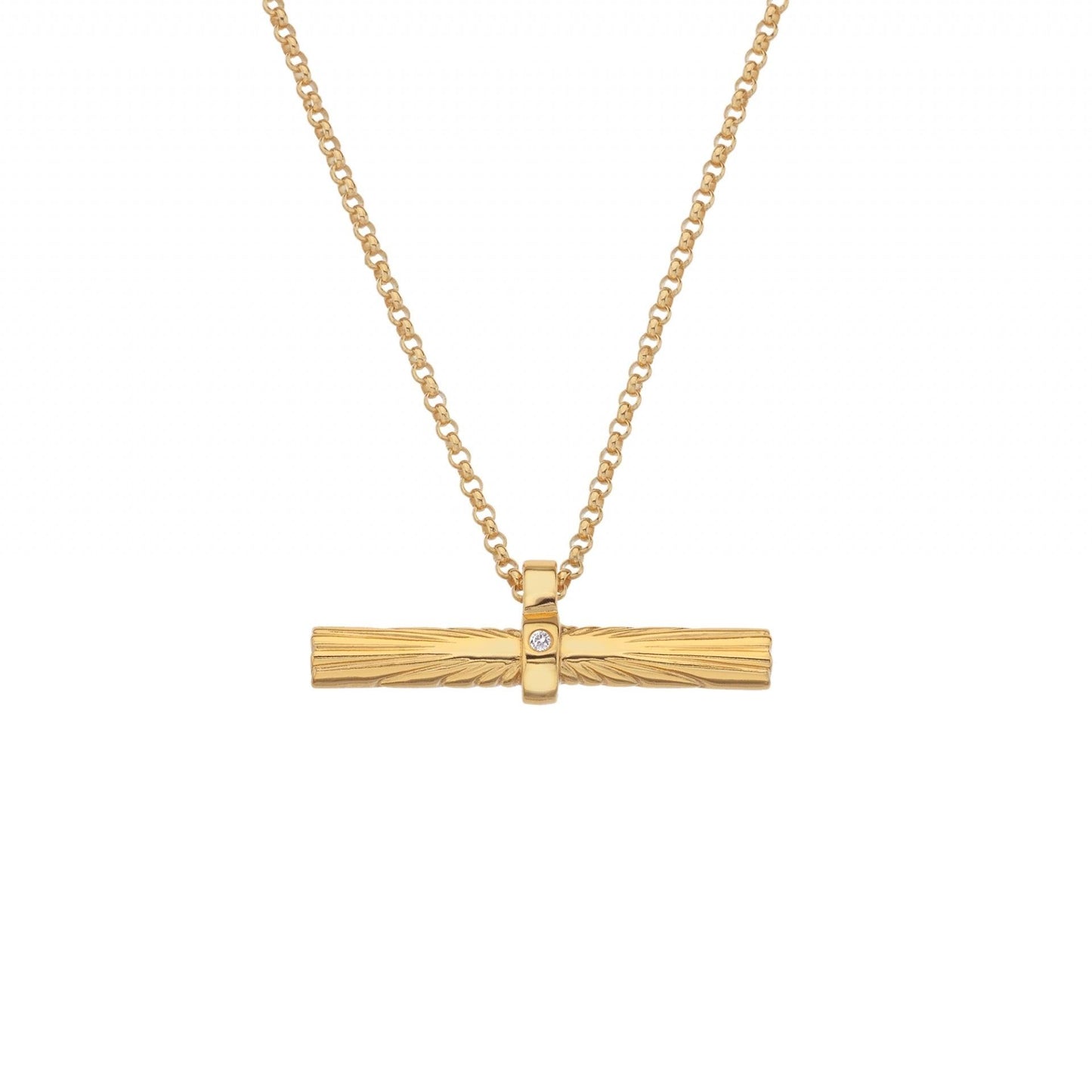 Hot Diamonds x Golden Edit Hope Bar Pendant DP848