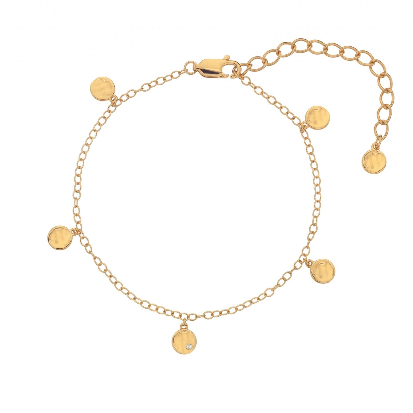 Hot Diamonds x Golden Edit Lunar Droplets Bracelet DL639