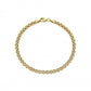 18" 9ct Yellow Gold Panther Link Necklace