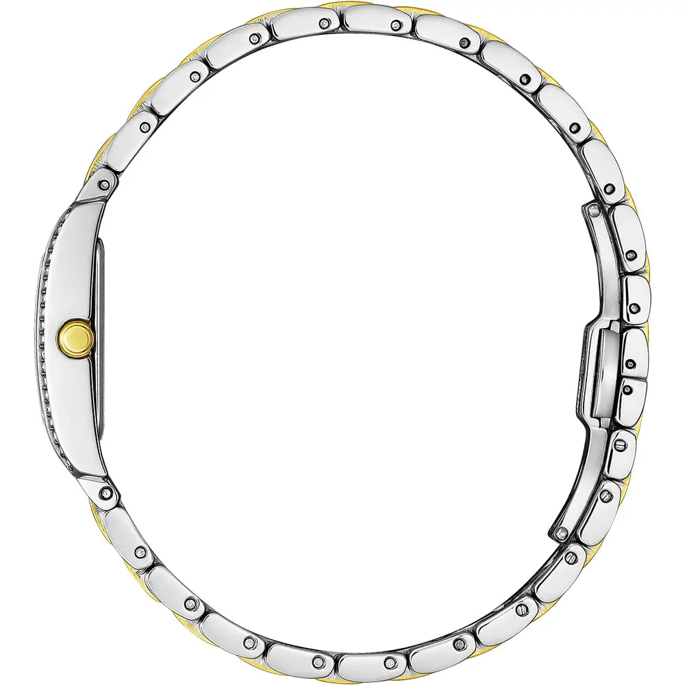 Citizen Ladies Petite Palidora Mother of Pearl Two Colour Bracelet Watch EG7114-53D