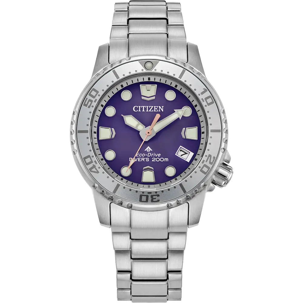 Citizen Ladies Divers Watch Purple Dial Promaster EO2027-50X
