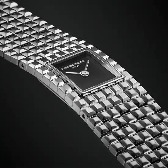 Frederique Constant Classics Manchette Black Onyx Dial Bracelet Watch FC-200ONB1MC6B