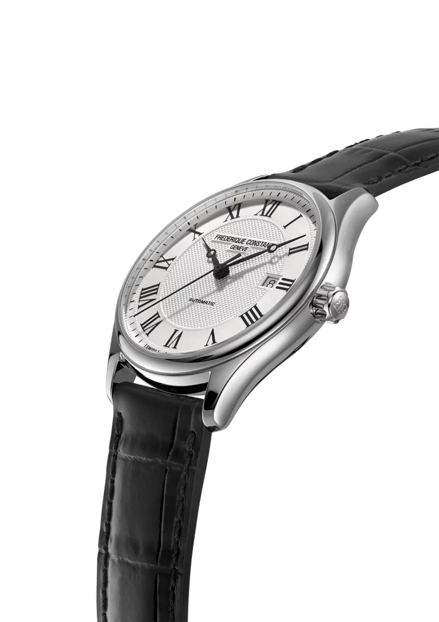 Frederique Constant Roman Dial Automatic Steel Strap Watch FC-303MC5B6