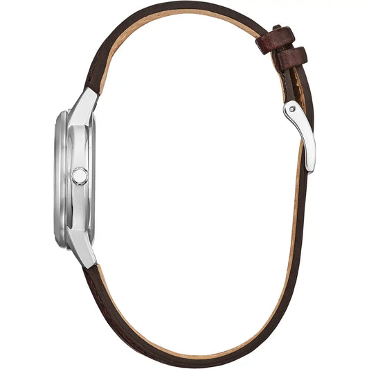 Citizen Brown Leather Strap Watch FE1087-28A