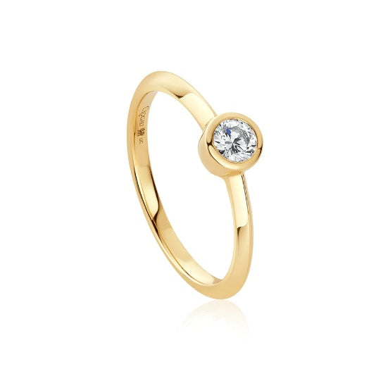 Clogau Laboratory Grown Diamond Ring GCLC0044 18ct Yellow Gold