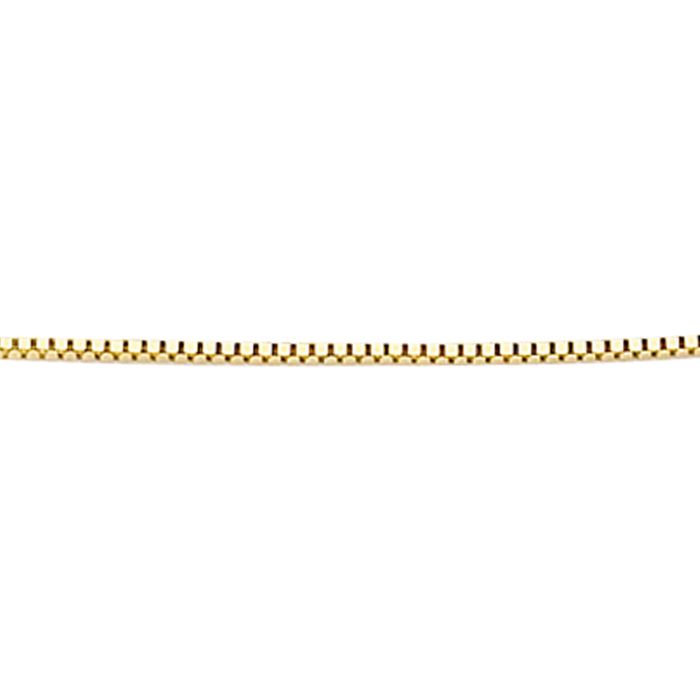 9ct Yellow Gold 16-18" Adjustable Venetian Box Chain