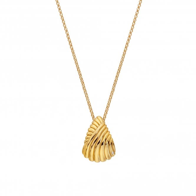 Hot Diamonds X Golden Edit Paris Fan Necklace DP1084