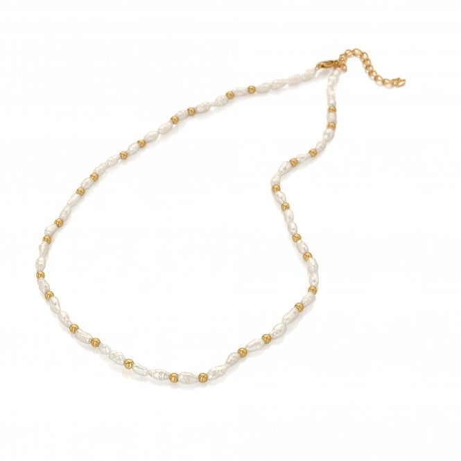Hot Diamonds x Golden Edit Calm Pearl Necklace DN157