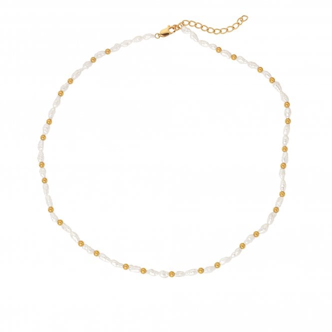 Hot Diamonds x Golden Edit Calm Pearl Necklace DN157