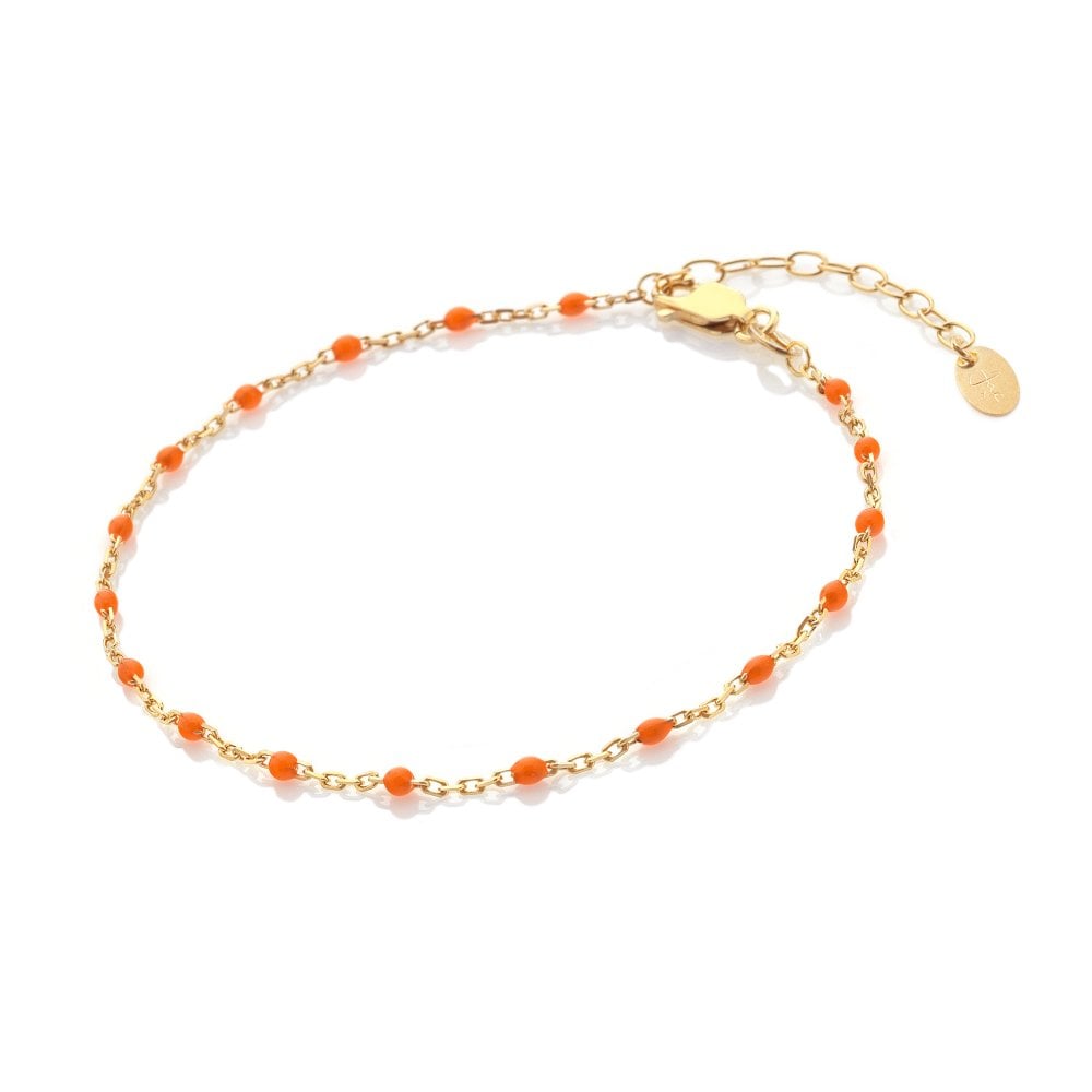 Hot Diamonds x Golden Edit Orange Ocean Bracelet DL657