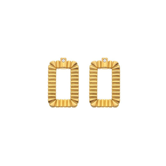 Hot Diamonds x Golden Edit Radiant Stud Earrings DE739