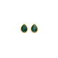Hot Diamonds x Jac Jossa Revive Malachite Teardrop Stud Earrings DE754
