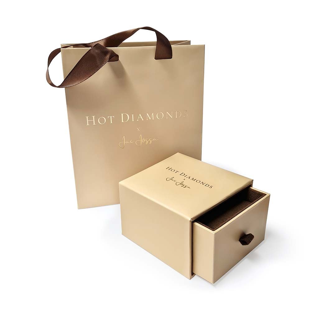 Hot Diamonds x Golden Edit Micro Starburst Stud Earrings DE752