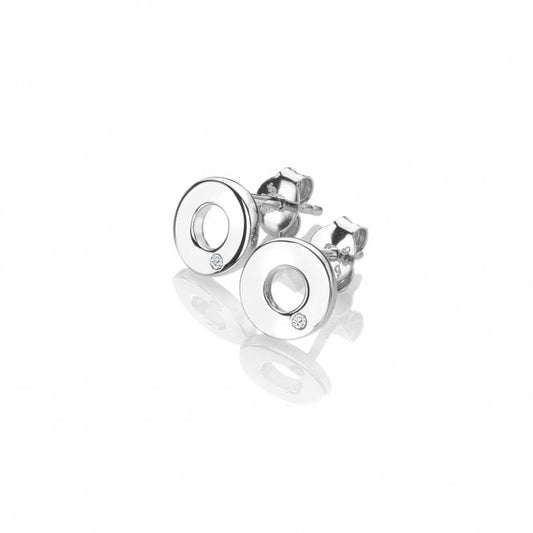 Hot Diamonds Sterling Silver Amulets Circle Stud Earrings DE709