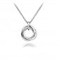 Hot Diamonds Sterling Silver Calm Triple Knot Necklace DP543