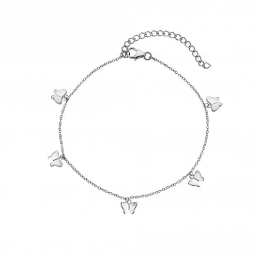 Hot Diamonds Sterling Silver Butterfly Bracelet DL651