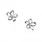 Hot Diamonds Sterling Silver Paradise Natural Flower Stud Earrings DE248