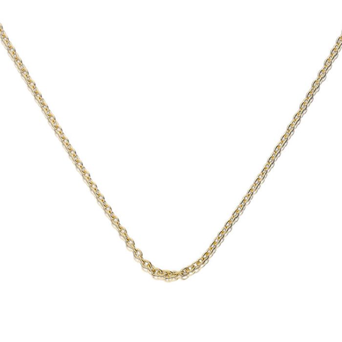 Diamonfire Yellow Gold Plated 16-18" Adjustable Curb Chain