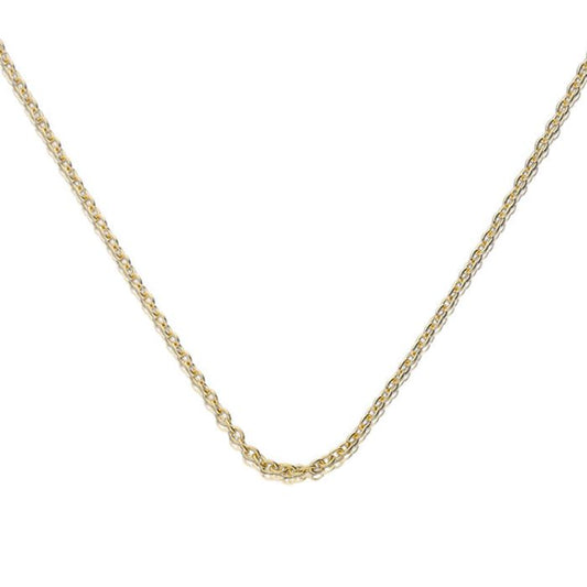 Diamonfire Yellow Gold Plated 16-18" Adjustable Curb Chain
