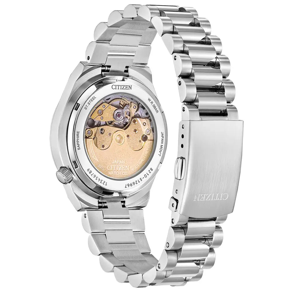 Citizen Tsuyosa Purple Dial Automatic Steel Bracelet Watch NJ0200-50W