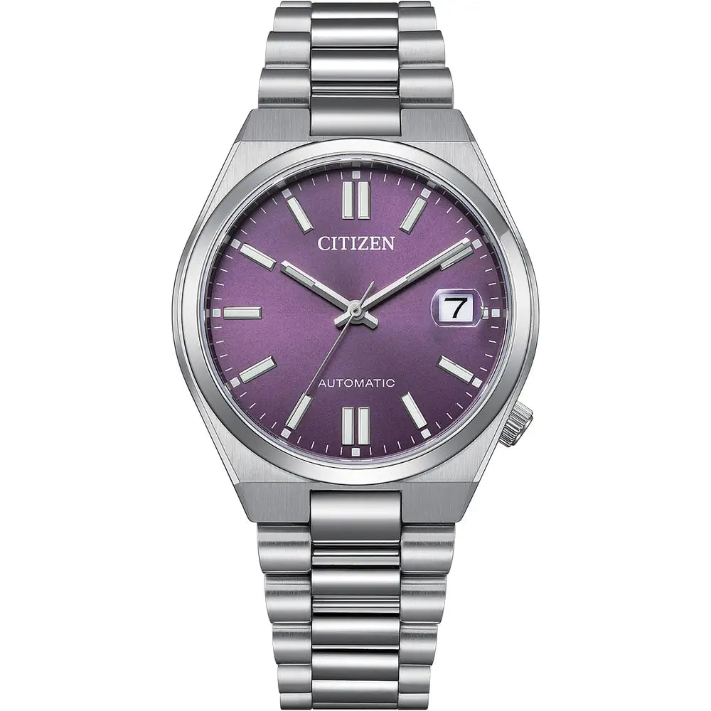 Citizen Tsuyosa Purple Dial Automatic Steel Bracelet Watch NJ0200-50W