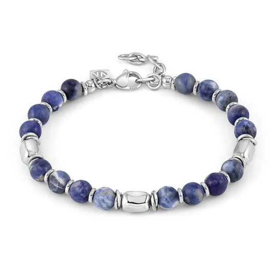 Nomination Instinct Stainless Steel Style Sodalite Blue Bracelet 027930/034