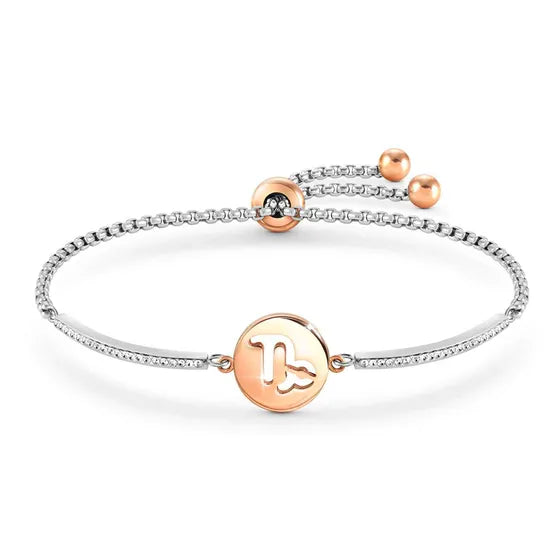 Nomination Milleluci Rose Gold Zodiac Capricorn Bracelet 028014/010