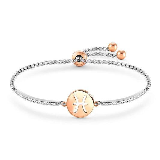 Nomination Milleluci Rose Gold Zodiac Pisces Bracelet 028014/012