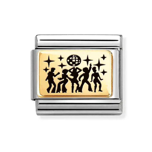 Nomination Classic Gold Disco Dance Charm 030166/42