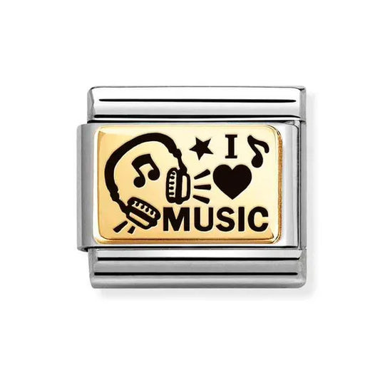 Nomination Classic Gold I Love Music 030166/46