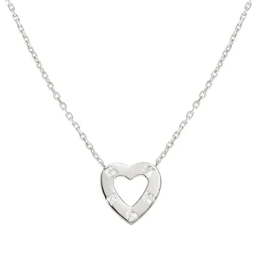 Nomination Carismatica Silver Cubic Zirconia Heart Necklace 240903/033