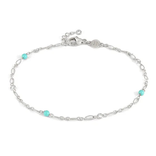 Nomination Silver Turquoise & Cubic Zirconia Anklet 241000/003