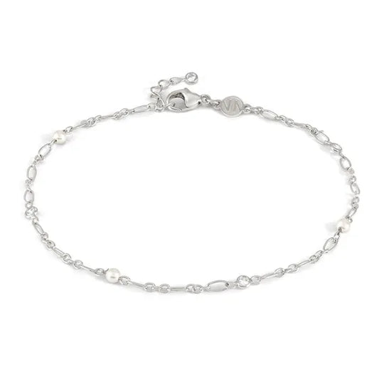 Nomination Silver Pearl & Cubic Zirconia Anklet 241000/007